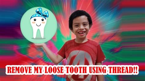 The more a child wiggles that tooth, the more rapidly it will come out on its own. Remove/Pullout my Loose "tooth" using thread without pain ...