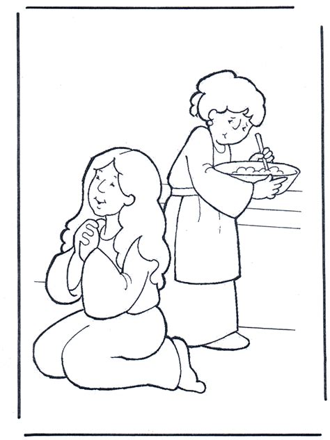 Just click on any of the coloring pages below to get instant access to the printable pdf version. Martha and Mary - New Testament