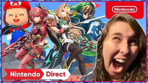 I wasn't sure what to expect from today's nintendo direct. PYRA/MYTHRA IN SMASH , Zelda & MORE - LIVE REACTION ...