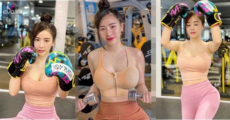 2 271 442 · обсуждают: Đi tập gym, mỹ nữ hút mọi ánh nhìn vào vòng đầy đặn, trắng ...