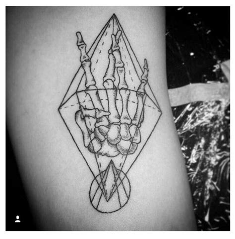 Still westside tattoos es todo. Black work dot work westside skeleton hand geometric ...