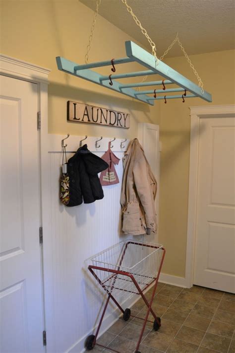 Black stainless steel 3 tiers metal doorway garment rack clothes hanging rack. Practical Laundry Rack Designs That Don't Stand Out