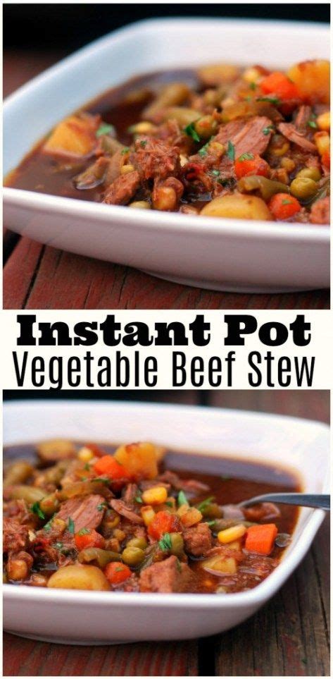 Saying no will not stop you from seeing etsy ads, but it may make them less relevant or more repetitive. Instant Pot Vegetable Beef Stew - Aunt Bee's Recipes | Recipe | Beef soup, Beef soup recipes ...