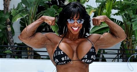 225.32k 70% yvette bova flexes and strips 6:10. Black Muscle Mistress