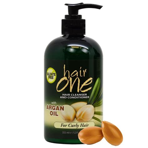 Curly, straight, fine, frizzy, 4c to 1a—no matter your hair type or texture, it could benefit from using argan oil in your routine. Sulfate-Free Hair One Hair Cleanser and Conditioner with ...