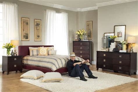 Home chelsea park solid wood platform bed in macchiato. The angelo:HOME Collection is proudly represented by Modus ...