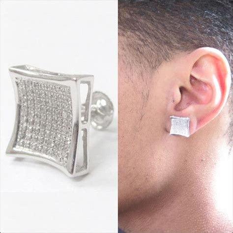 A wide variety of mens diamond earring options are available to you, such as silver, alloy. Lovely Large Square Diamond Earrings Check more at http ...