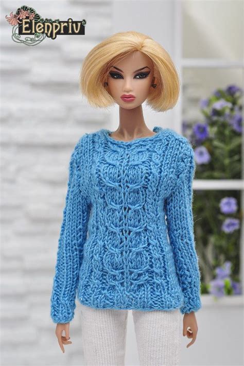 Site:imx.to imx.to ams] bianka 060. ELENPRIV hand-knitted light blue pullover #2 for Fashion ...