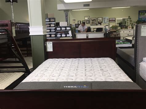 The duvet, bedsheets and pillows had been removed…even the mattress had been stripped! Therapedic - Eugene Mattress Company