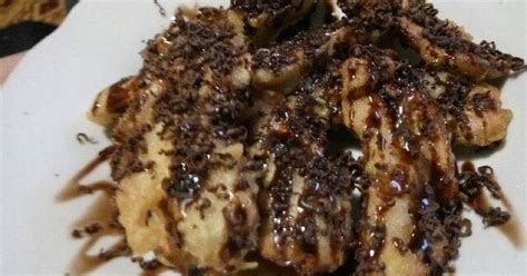 Sebenarnya kita bisa membuat sendiri hidangan bahan resep pancake pisang coklat. Resep Pisang coklat oleh Awal - Cookpad