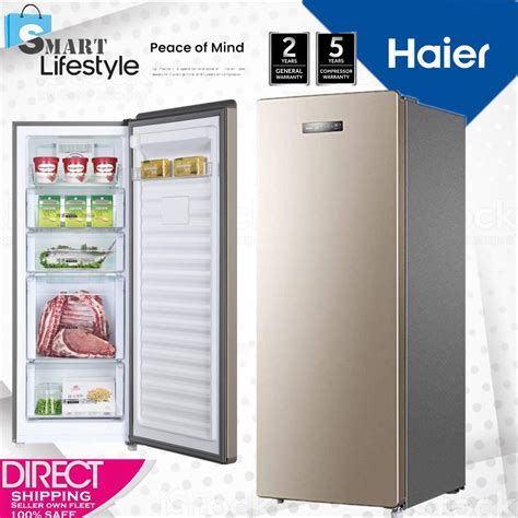 Shop for upright small freezer online at target. HAIER Upright Freezer BD-168WL | Shopee Malaysia