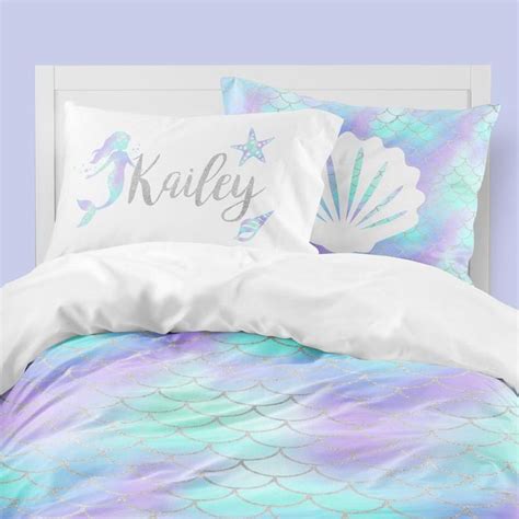 Consequently, if you think that the natural down comforter sets aren't that much comfy to you along with your guests. Mermaid Twin Bedding, Toddler Comforter, Duvet, Mermaid ...