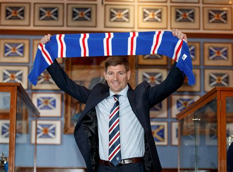 He spent the majority of his playing career as a central midfielder for liverpool , with most of that time spent as club captain. Rangers manager Steven Gerrard's portrait spotted at John ...