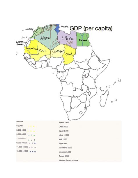 The value of the key helps indicate the importance of the highway within the road network as a whole. thematic maps - NORTH AFRICA HIGHWAY PROJECT, 7TH PERIOD