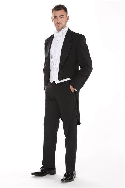 Up the style quotient in the heather grey savoy tuxedo. Traditional Full Dress Notch | Tuxedo with tails, Tuxedo ...