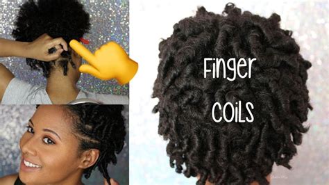 There are so many options and versatility when it comes to natural hair! Finger Coiling Natural Hair - YouTube