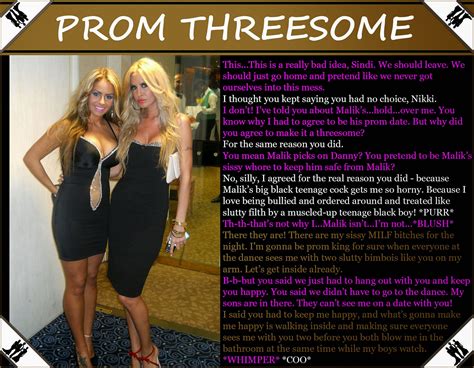 Scrolller is an endless random gallery gathered from the most popular subreddits. Interracial Sissy Captions: Prom Threesome