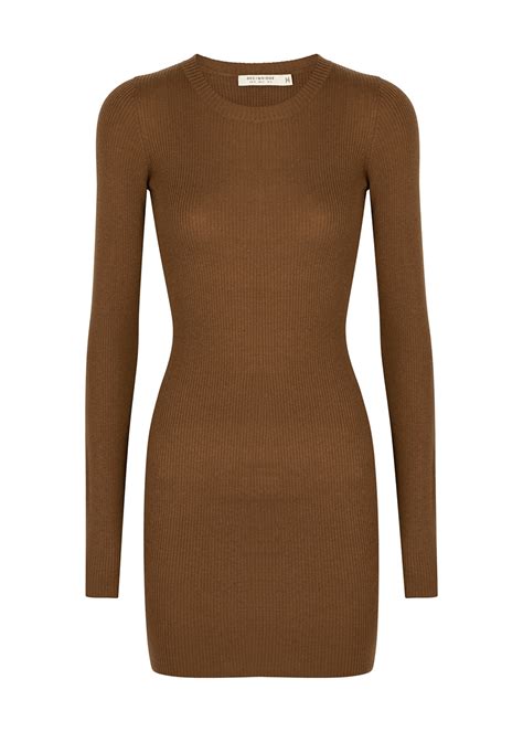Maybe you would like to learn more about one of these? Bec & Bridge Freya brown rib-knit mini dress - Harvey Nichols