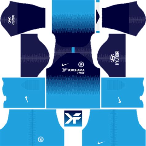 The latest kit package include your favorite football club and fifa teams home, away, third and goalkeeper dream league kits 2018. Chelsea FC 2018/2019 DLS/FTS Fantasy Kit - KitFantasia