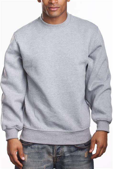 Choose from our wide selection of crew neck sweaters for men. Fleece Crew Neck Sweater 2XL - 5XL | Sweaters, Crew neck ...