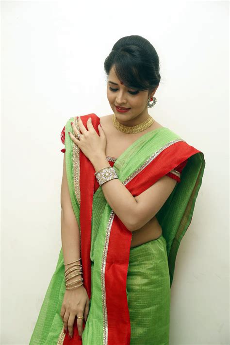 Find images of indian girl. Anchor Anasuya In Green Saree Latest Spicy Photos - WOMEN IN SAREE PHOTOS