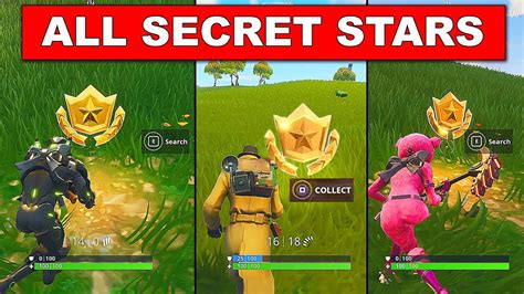 The fortnite season 4 secret challenges continue with two new stages added in v14.40. ALL SECRET BATTLE STAR LOCATIONS TILL WEEK 10 - FORTNITE ...