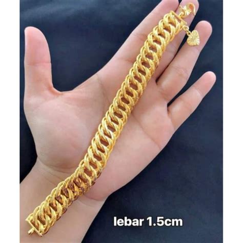 Indomas jewelry grosir emas model terbaru. RANTAI TANGAN EMAS SUASA 375/18K | Shopee Malaysia