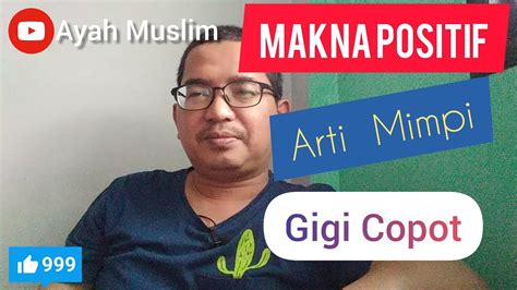 Hampir sama dengan tafsir mimpi sakit gigi yang kemarin kita bahas, jika kita tafsirkan mimpi ini maka artinya dala waktu kedepan kamu akan kehilangan sesuatu yang berharga. Tafsir Mimpi Gigi Copot Dalam Makna Positif | Rumus Hidup ...