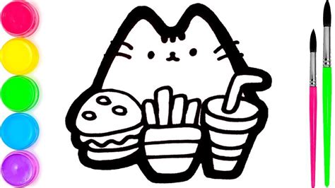 Kali ini, saya akan menunjukkan pada anda proses langkah demi langkah membuat anak. Pelajari Menggambar dan Mewarnai Kucing dan Fast food Untuk Anak-anak in 2020 | Color, Drawings
