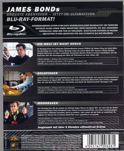 Ebenfalls zum dritten mal wirkte. James Bond 007 - Die Welt ist nicht genug: DVD oder Blu ...