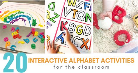 Active littles on instagram follow. 20 Interactive Alphabet Activities to WOW Your Kids ...