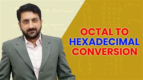 Convert hex values into bytes, ints, and floats of different bit significance, bit endians, and byte significance for interfacing with unknown field devices. Lecture 11 | How to convert Octal to Hexadecimal and ...