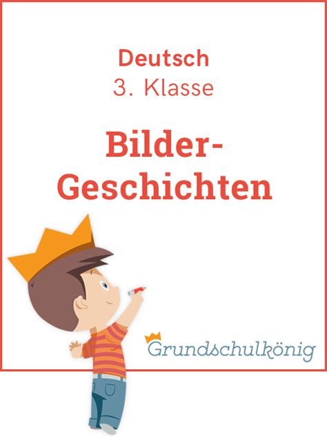 In deutsch der grundschulen zum verbessern der rechtschreibung und grammatik. Bildergeschichte