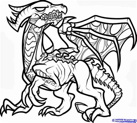 The ender dragon is a gigantic flying hostile boss mob found when first entering the end. Minecraft Coloring Pages Designs Within Ender Dragon (With ...