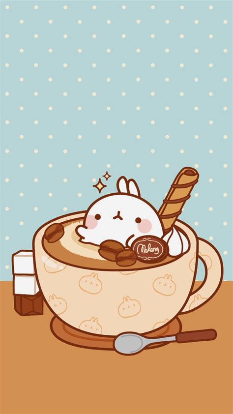 | see more about cute, molang and wallpaper. Wallpapers para tu Celular Molang - Ley-WorldKawaii