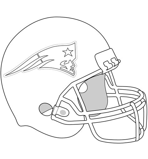 Free patriots logo printable page with a sample. new england patriots coloring pages helmet | New england patriots helmet, Football coloring ...