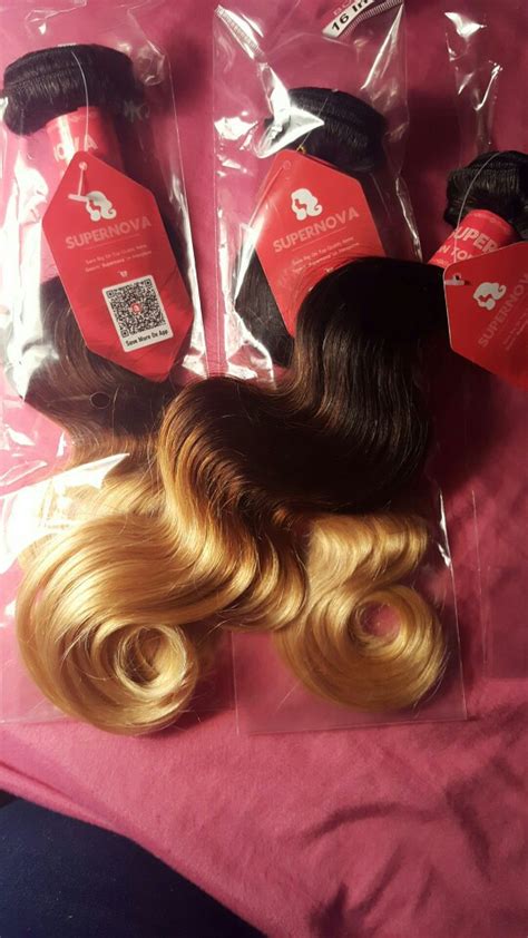 A full weave is one where your natural hair is placed into braids and a weave is sewn into those braids completely covering the head. Ombre Hair Color 1B/4/27 Body Wave Weave 3 Bundles With ...