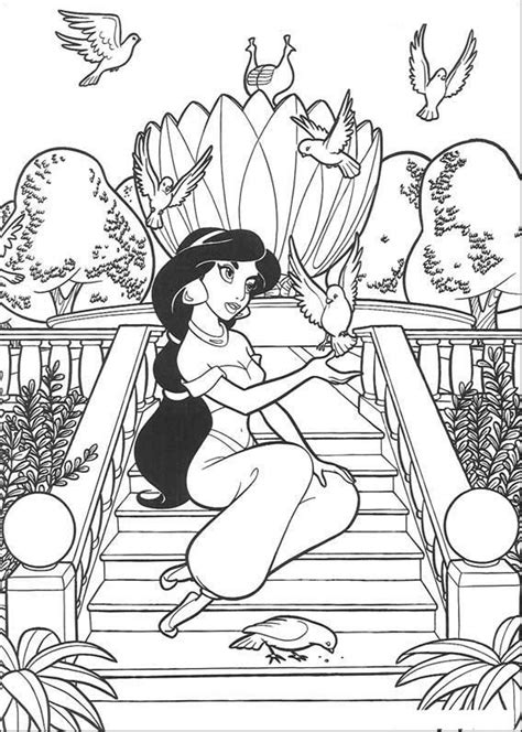 Free printable disney princess coloring pages. Free Printable Jasmine Coloring Pages For Kids - Best ...