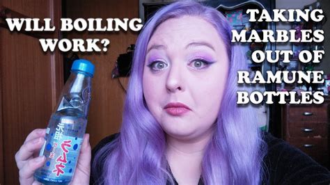 Remove the plunger take off the plastic ring and set it aside. Trying To Take Marbles Out Of Ramune Bottles - Will ...