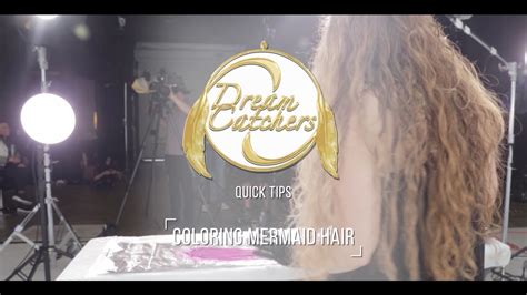 Tips and tricks to show a dreamy mane. DreamCatchers Quick Tips- Coloring Mermaid Hair - YouTube