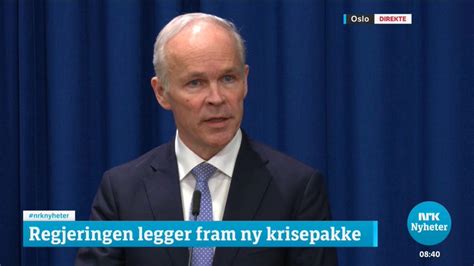 Departementene inviterer jevnlig til pressekonferanser om koronasituasjonen. Regjeringen foreslår ny krisepakke for bedrifter