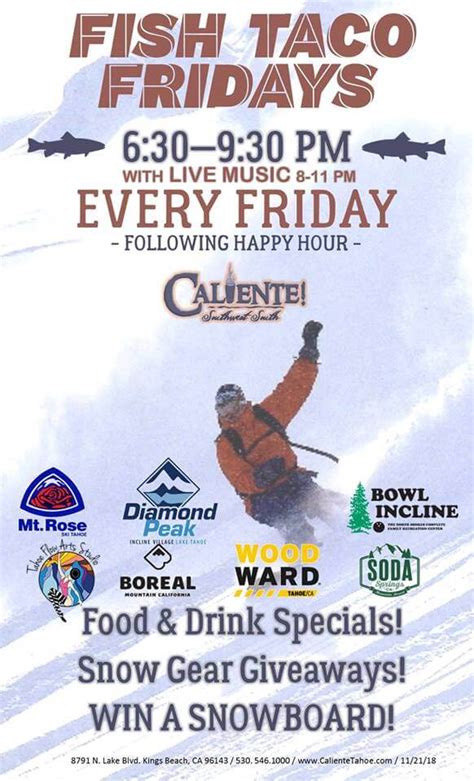 We did not find results for: Winter Specials at Caliente! - North Tahoe Business ...