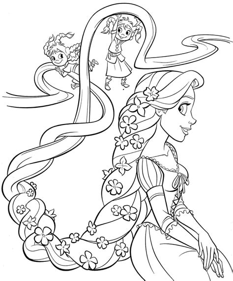 Disney princess rapunzel jumbo smickers scentco inc. Mewarnai Gambar Putri Rapunzel - Yuk Warnai