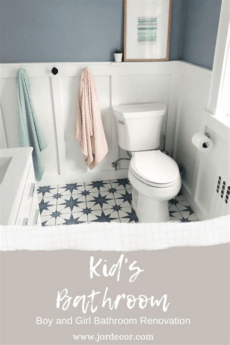 I assume that unisex bathrooms and locker rooms would be divided into compartments instead of being open plan, so you wouldn't see anyone naked. Kids (unisex) Bathroom Reveal - Jordecor | Unisex bathroom ...