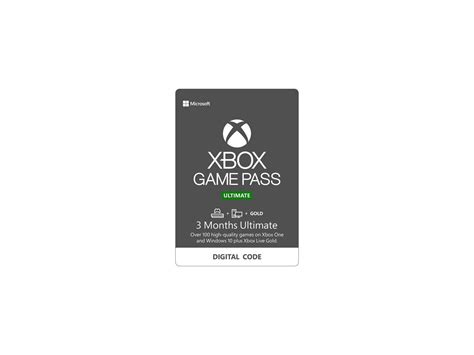 The membership lets you enjoy your gaming experience like never before! Xbox Game Pass Ultimate 3 Month Membership US Digital Code - Newegg.com