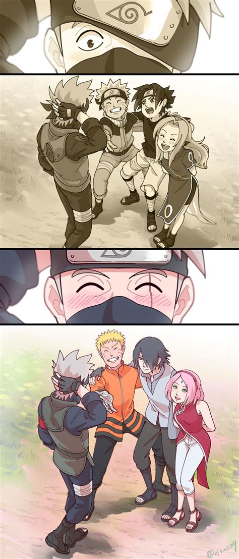 age_comparison black_hair blonde_hair forehead_protector ...