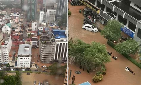 Pengertiandalam situs resmi badan nasional penanggulangan bencana (bnpb), banjir adalah peristiwa atau keadaan di mana terendamnya. KL banjir kilat