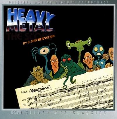 Soundtracks are an important part of movies, but given they mostly want to appeal to a wide audience, metal is often left out of the film industry. Heavy Metal Soundtrack (Complete by Elmer Bernstein)