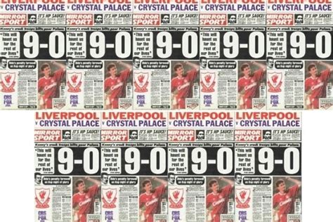 It's even more absurd now! Back in the Day: September 12th - Liverpool 9-0 Crystal ...