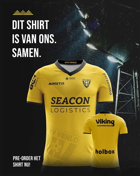 Het gaat hierbij om joël het medium meldt het volgende: VVV Venlo voetbalshirts 2019-2020 - Voetbalshirts.com